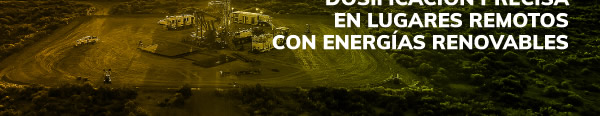 Dosificación precisa en lugares remotos con energias renovables