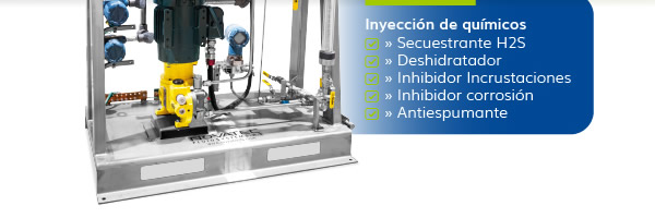 Aplicaciones: Inyección de químicos