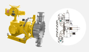 Cabezal de diafragma PTFE