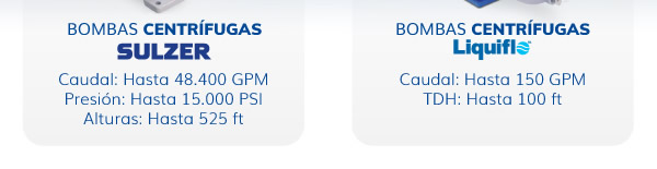 Bombas centrífugas Sulzer - Liquiflo